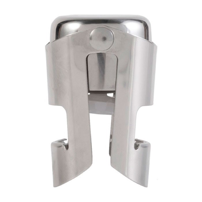 Tapón de acero inoxidable con silicona color plateado primera vista Tapón de acero inoxidable con silicona color plateado primera vista