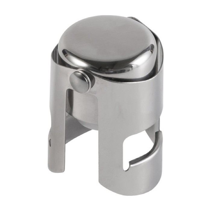 Tapón de acero inoxidable con silicona color plateado novena vista Tapón de acero inoxidable con silicona color plateado novena vista