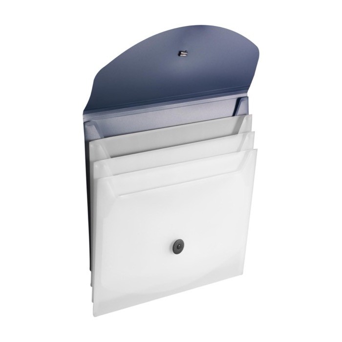 Carpeta de polipropileno con 4 divisiones internas tamaño A4 segunda vista