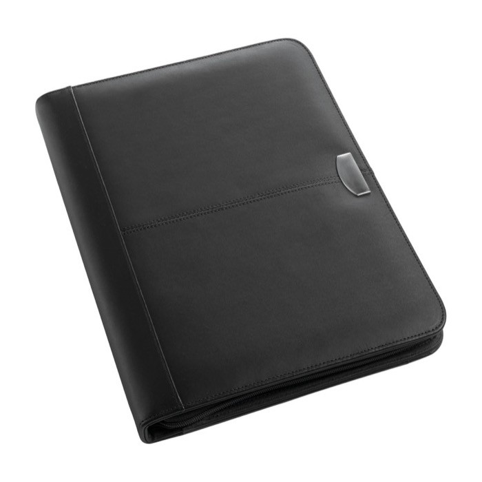 Portafolio con 30 hojas a rayas y compartimientos organizativos segunda vista Portafolio con 30 hojas a rayas y compartimientos organizativos segunda vista