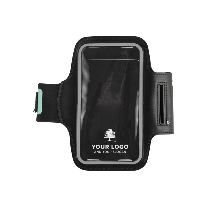 Brazalete deportivo porta móvil reflectante con cierre de velcro sexta vista Brazalete deportivo porta móvil reflectante con cierre de velcro sexta vista