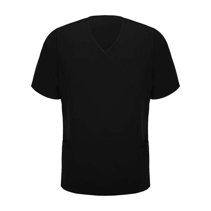 Casaca de poliéster y elastano de manga corta 170 g/m2 Roly Ferox color negro segunda vista