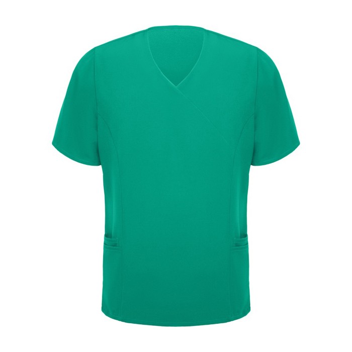 Casaca de poliéster y elastano de manga corta 170 g/m2 Roly Ferox color verde esmeralda segunda vista