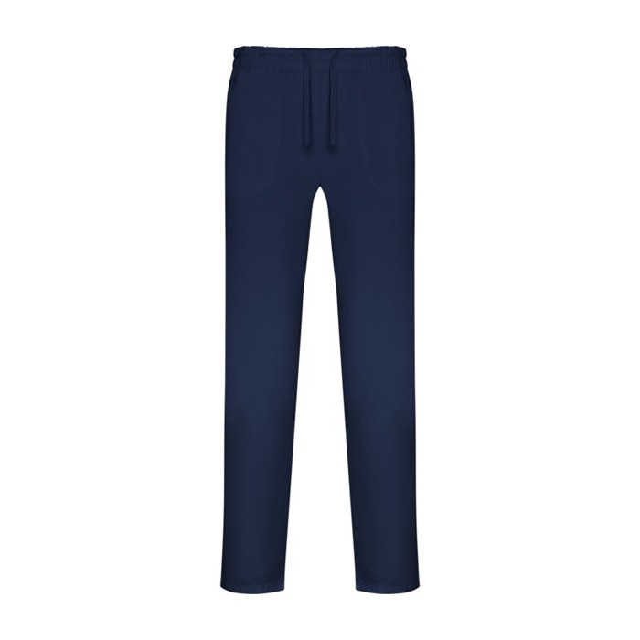 Pantalón sanitario largo unisex con corte recto 195 g/m2 Roly Care color azul marino segunda vista