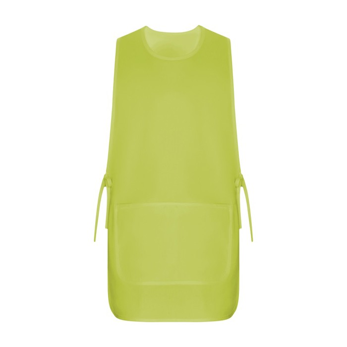 Casulla laboral unisex reversible con dos bolsillos 195 g/m2 Roly Arzak color verde pistacho segunda vista