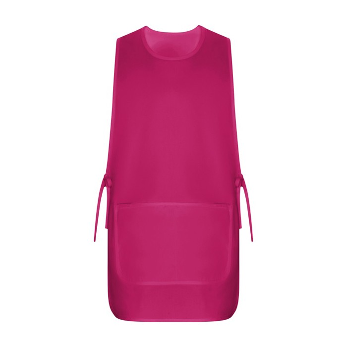 Casulla laboral unisex reversible con dos bolsillos 195 g/m2 Roly Arzak color rosa segunda vista