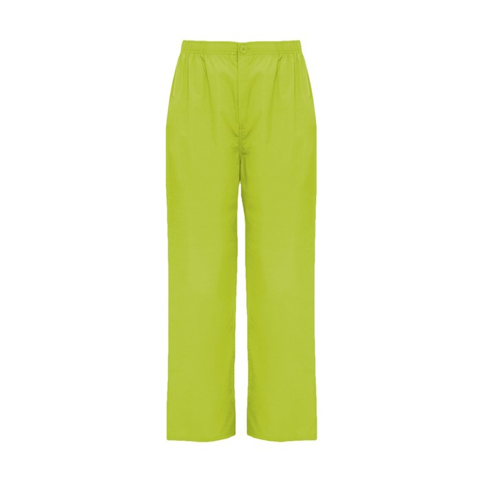 Pantalón sanitario unisex con corte recto 160 g/m2 Roly Vademecum color verde pistacho segunda vista