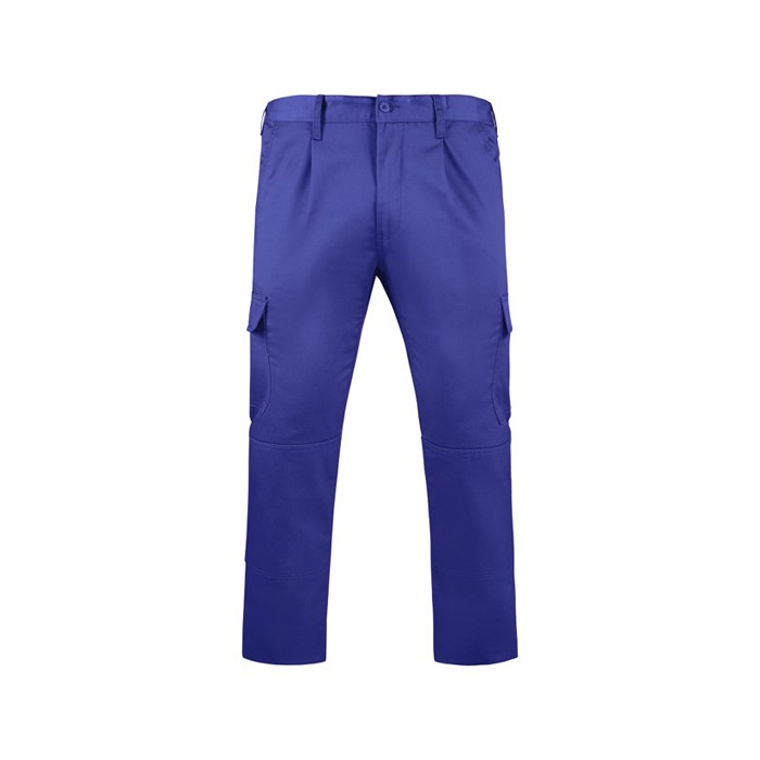 Pantalón laboral de poliéster y algodón 240 g/m2 Roly Daily color azul petróleo segunda vista