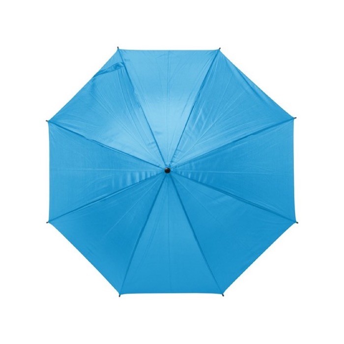 Paraguas de 8 paneles en poliéster 170T color azul claro primera vista