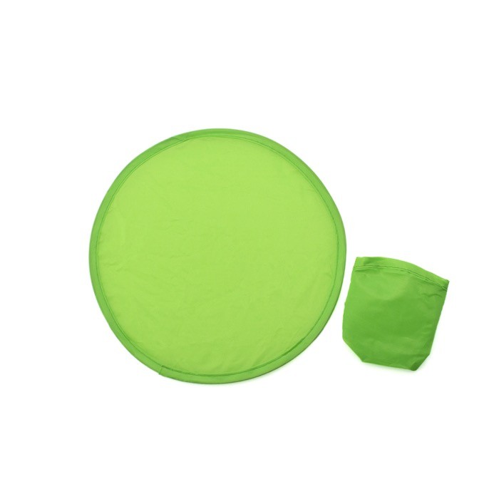 Frisbee de poliéster plegable con pequeña funda a juego