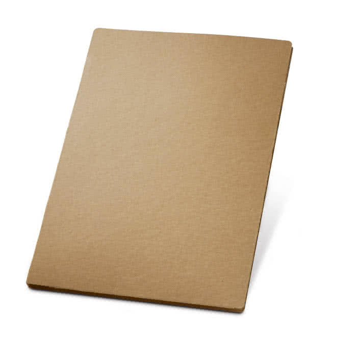 Portafolios de cartón con logo color marfil