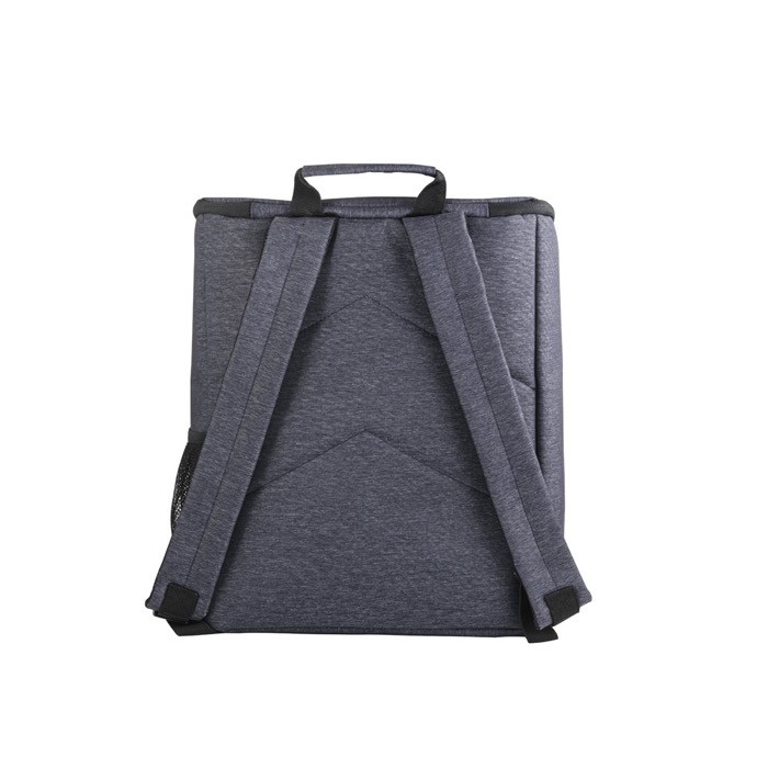 Bolsa térmica de nylon con interior impermeable y asas 15L color azul segunda vista Bolsa térmica de nylon con interior impermeable y asas 15L color azul segunda vista