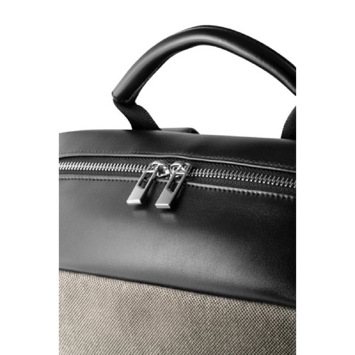 Mochila elegante para ordenador color marrón grisáceo cuarta vista Mochila elegante para ordenador color marrón grisáceo cuarta vista