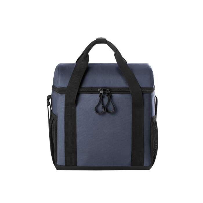 Bolsa térmica 600D RPET con compartimento principal y capacidad de 11L color azul primera vista Bolsa térmica 600D RPET con compartimento principal y capacidad de 11L color azul primera vista