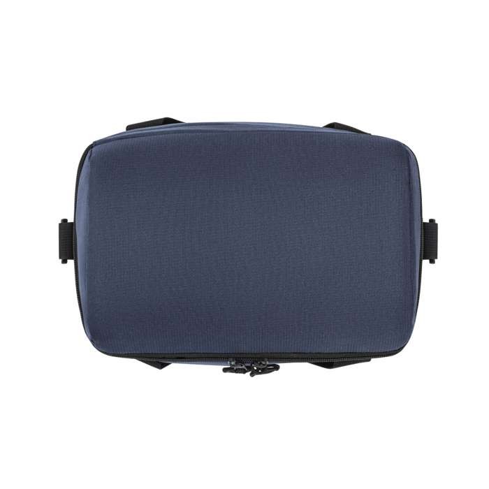 Bolsa térmica 600D RPET con compartimento principal y capacidad de 11L color azul quinta vista Bolsa térmica 600D RPET con compartimento principal y capacidad de 11L color azul quinta vista
