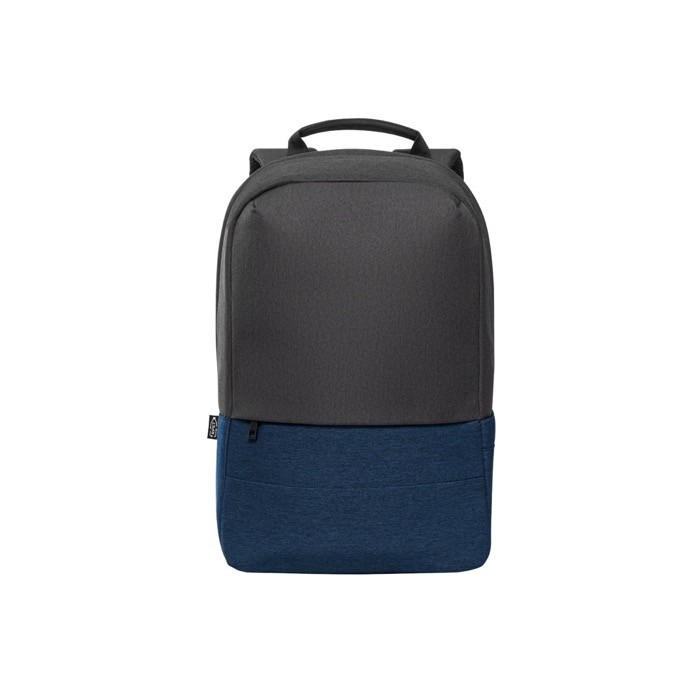 Mochila antirrobo de poliéster reciclado para tablet y PC 15,6'' color azul primera vista