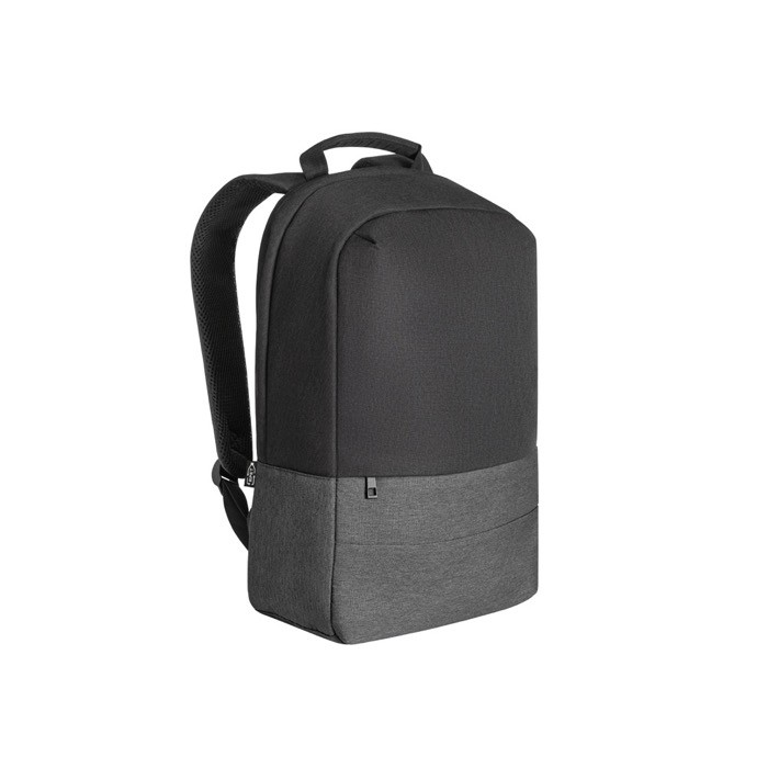 Mochila antirrobo de poliéster reciclado para tablet y PC 15,6'' color gris
