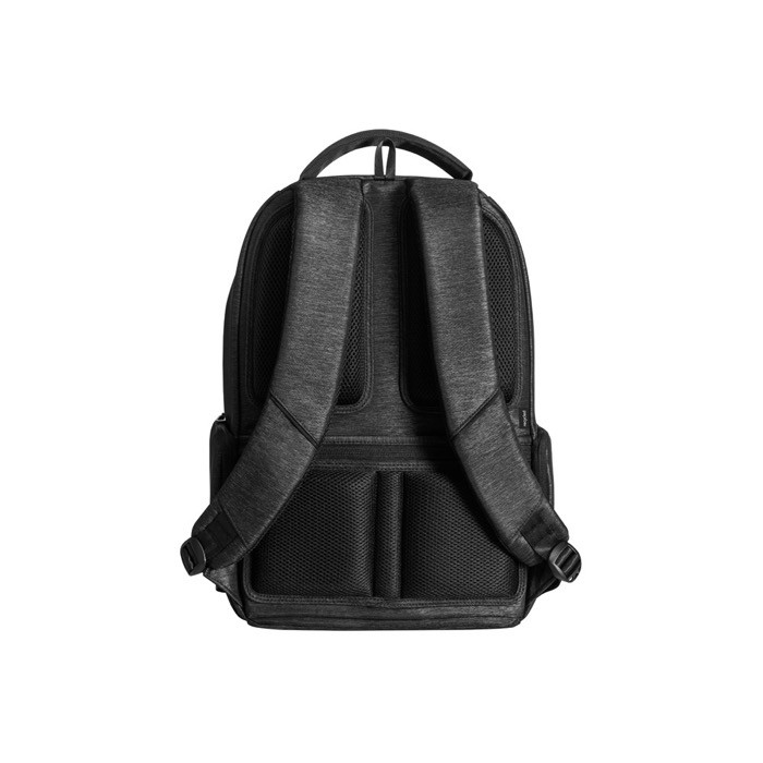 Mochila impermeable de nailon reciclado y RPET 210D para PC 17'' color negro segunda vista