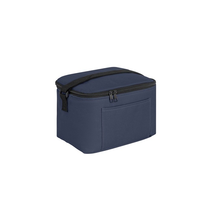 Bolsa térmica de poliéster reciclado con correa ajustable 7L color azul Bolsa térmica de poliéster reciclado con correa ajustable 7L color azul