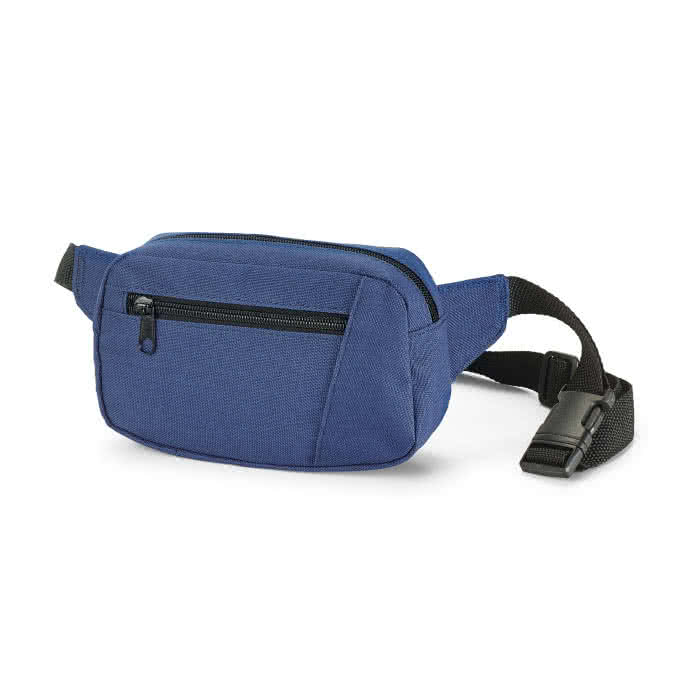 Riñonera clásica para tus promociones color azul Riñonera clásica para tus promociones color azul