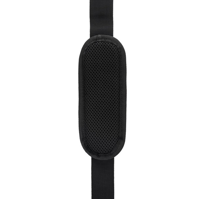 Bolsa de deporte en poliéster reciclado 600D con zapatero lateral color azul real quinta vista Bolsa de deporte en poliéster reciclado 600D con zapatero lateral color azul real quinta vista