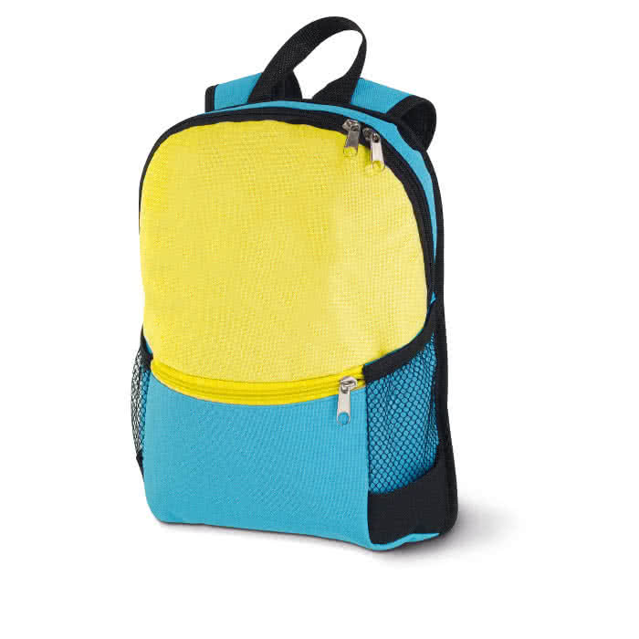 Colorida mochila para niños personalizada color azul claro Colorida mochila para niños personalizada color azul claro