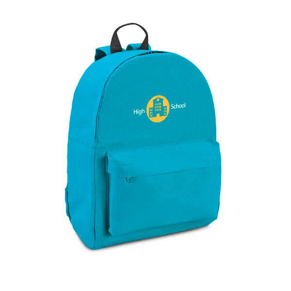 Mochilas de diseño para niños color azul claro tercera vista