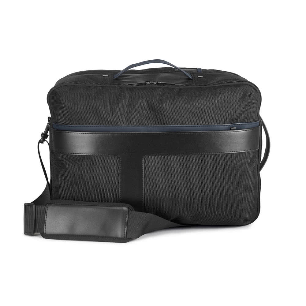 Mochila y bolsa para empresas 2 en 1 color azul segunda vista