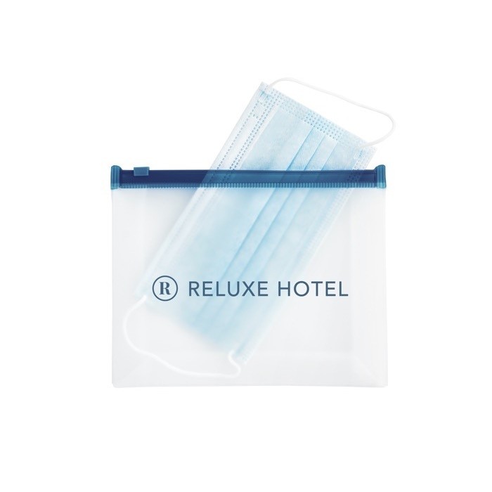 Bolsa hermética de plástico con logotipo