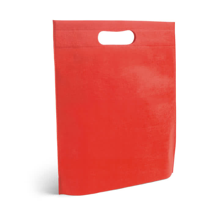 Bolsa económica para ferias y eventos color rojo