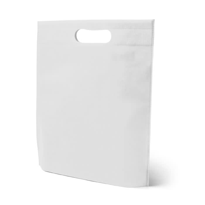 Bolsa económica para ferias y eventos color blanco