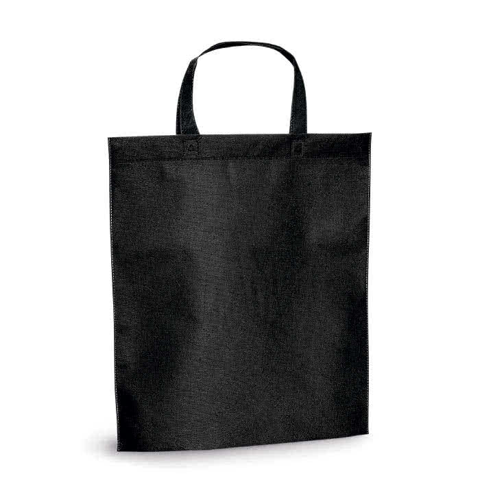 Bolsa de asas cortas color negro tnt