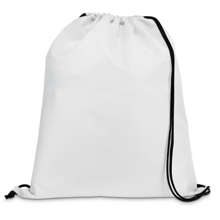 Mochila saco personalizada clásica color blanco