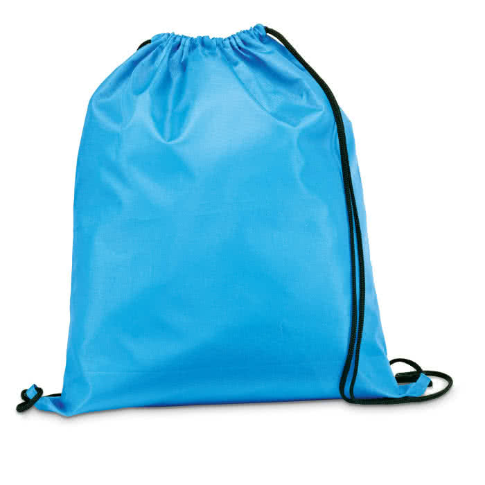 Mochila saco personalizada clásica color azul claro