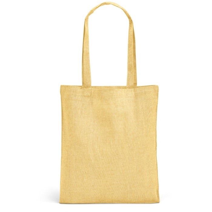 Bolsas algodón reciclado impresas amarillo Bolsas algodón reciclado impresas amarillo