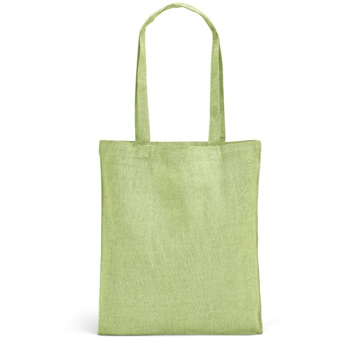 Bolsas algodón reciclado impresas verde claro Bolsas algodón reciclado impresas verde claro
