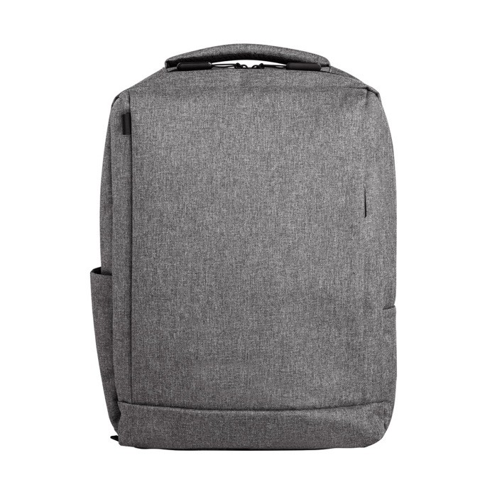 Mochila de poliéster 300D para PC con correa para trolley 15,6” color gris primera vista