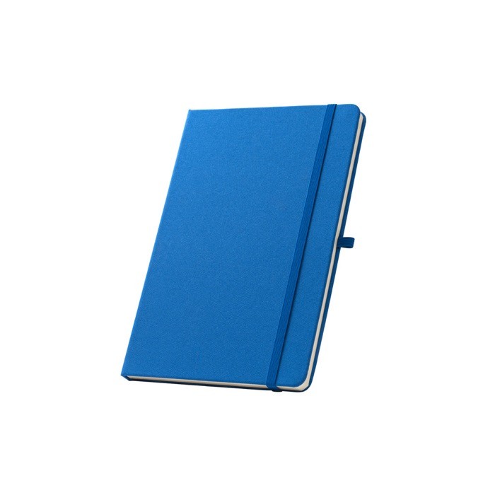 Libreta de 100% RPET y esquinas redondeadas A5 hojas a rayas color azul real Libreta de 100% RPET y esquinas redondeadas A5 hojas a rayas color azul real