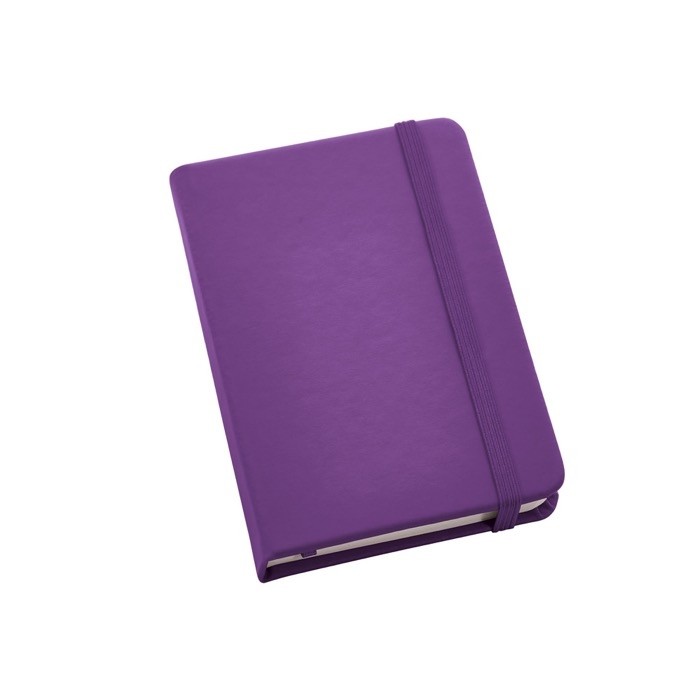 Libreta de bolsillo para empresas color lila