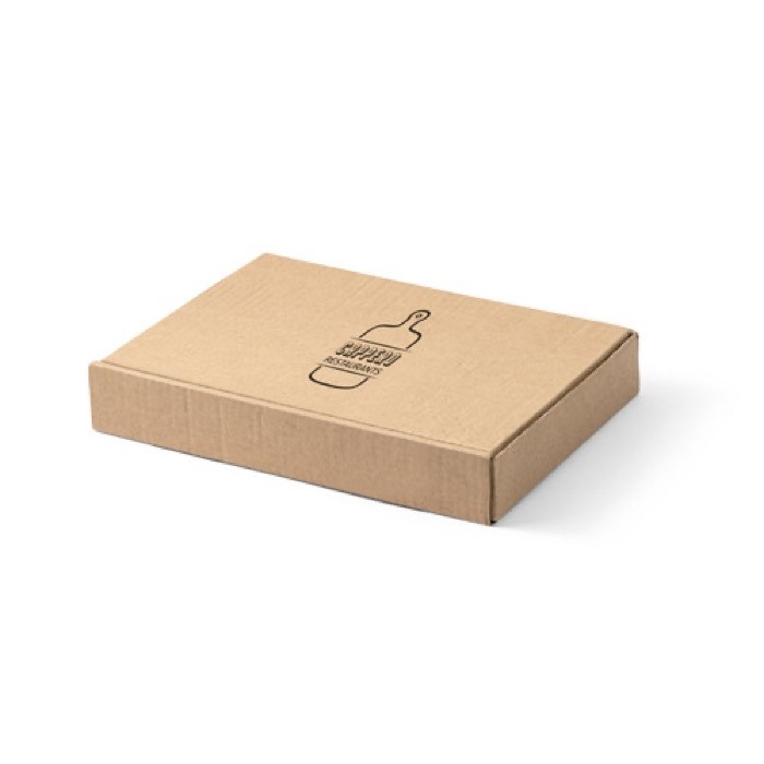 Tabla de cortar con cuchillo para queso caja personalizada