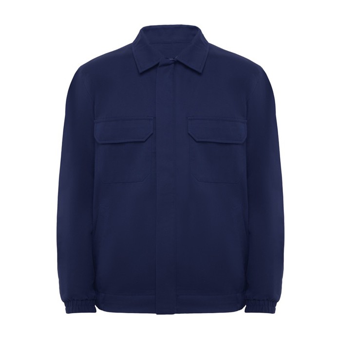 Chaqueta laboral ignífuga con cremallera 360 g/m2 Roly Cruiser color azul marino segunda vista