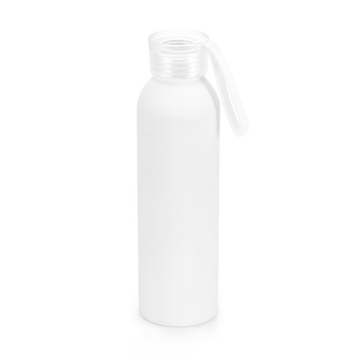 Botella de aluminio antifugas con asa de silicona 660ml Alu Cool color blanco