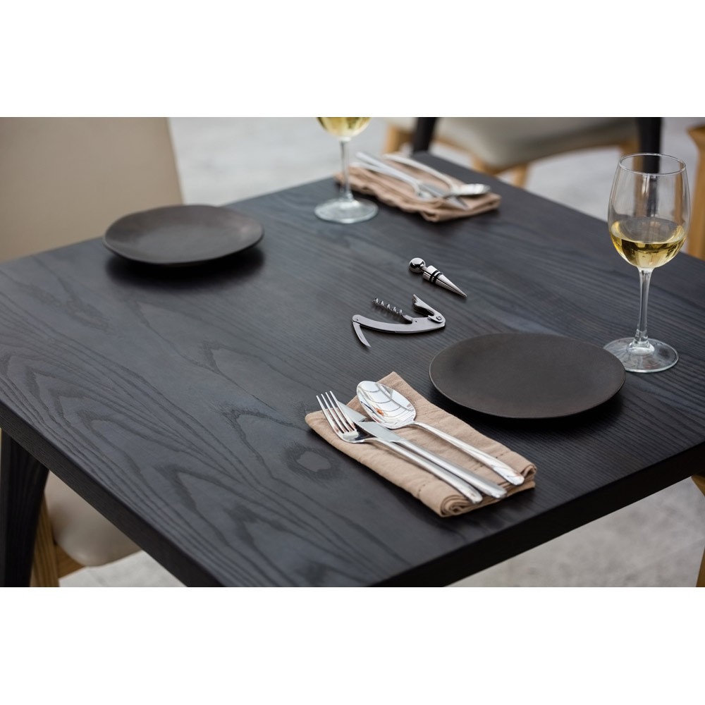 Set de vino de zinc con tres utensilios y caja incluidos primera vista