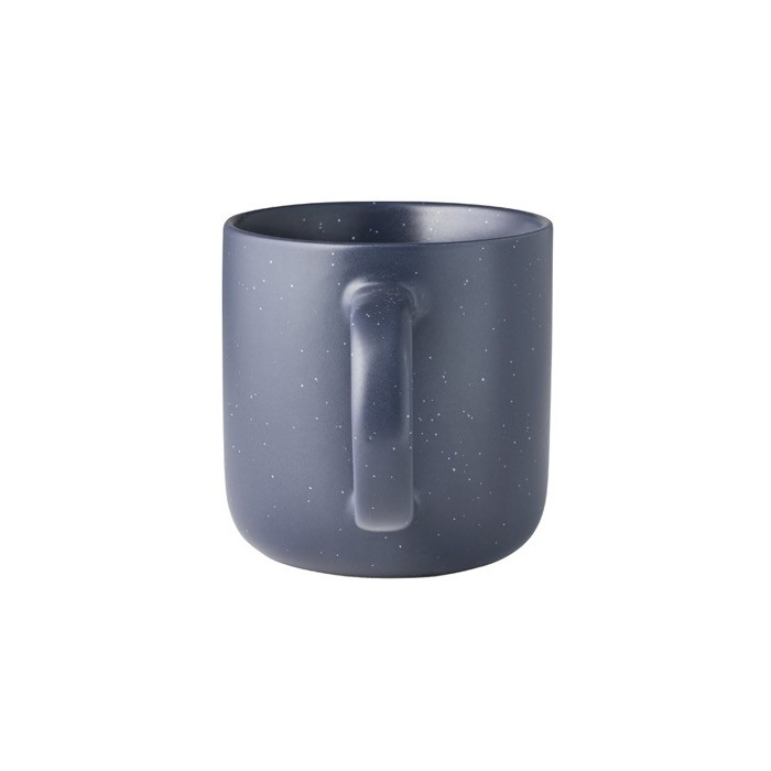 Taza de cerámica para café con acabado mate y efecto rústico 90ml color azul marino segunda vista