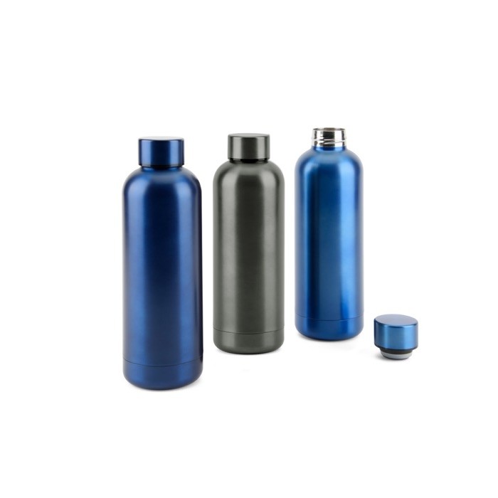 Botella de acero inoxidable 90% reciclado con acabado mate 550ml varios colores Botella de acero inoxidable 90% reciclado con acabado mate 550ml varios colores