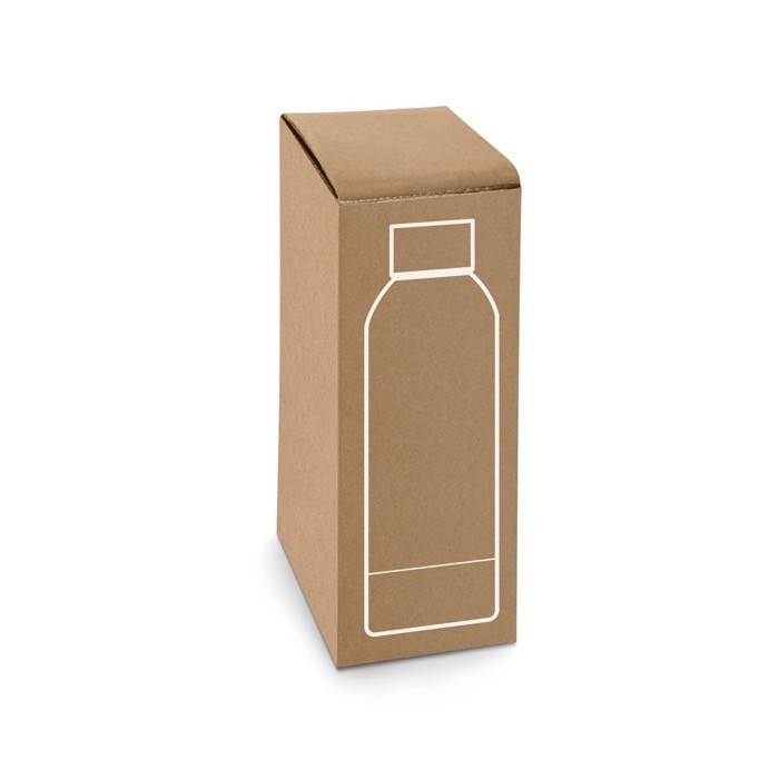 Botella de acero inoxidable 90% reciclado con acabado mate 550ml en caja Botella de acero inoxidable 90% reciclado con acabado mate 550ml en caja