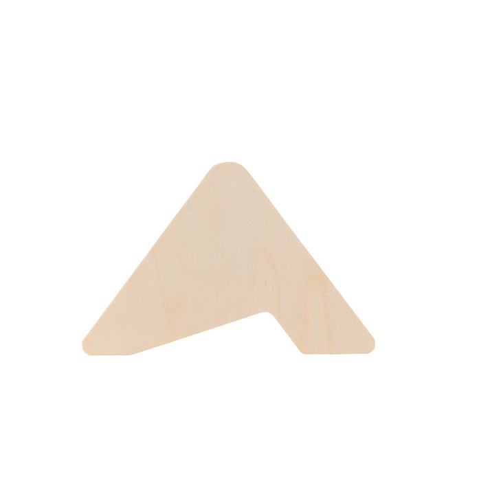 Soporte de madera contrachapada con 6 posavasos de corcho color natural segunda vista Soporte de madera contrachapada con 6 posavasos de corcho color natural segunda vista