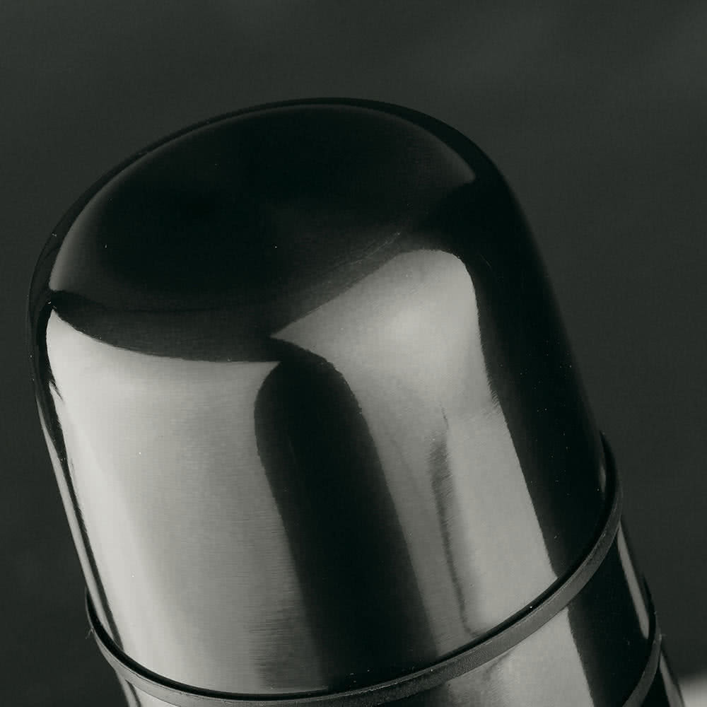 Termos café personalizados 2 vasos color titanio segunda vista Termos café personalizados 2 vasos color titanio segunda vista