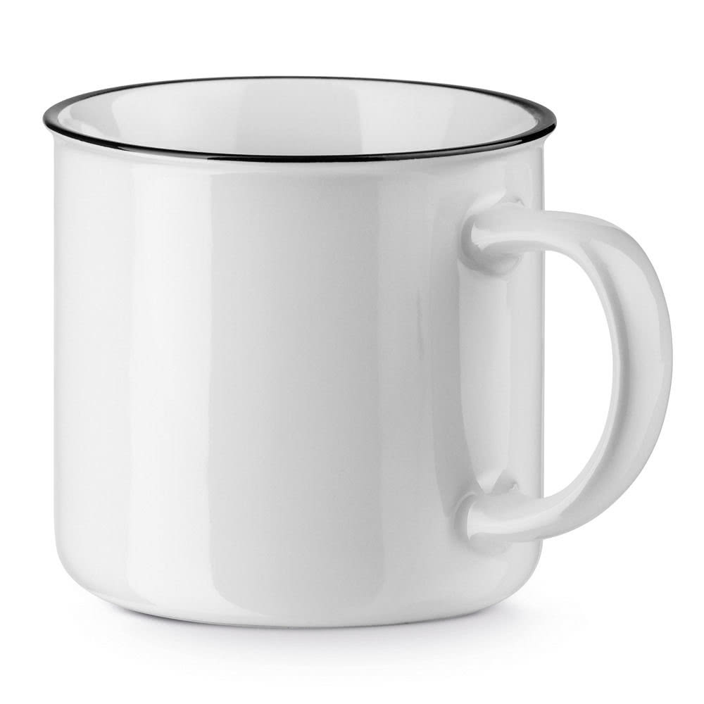 Taza blanca cerámica personalizada vintage Taza blanca cerámica personalizada vintage