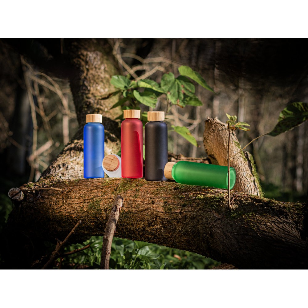 Botella de cristal personalizada de color 500ml Crystal Resistant vista bodegón Botella de cristal personalizada de color 500ml Crystal Resistant vista bodegón